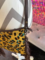 Load image into Gallery viewer, Blue Leopard American Darling Crossbody
