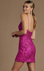 Load image into Gallery viewer, Fitted Lace &amp; Sequin Homecoming
